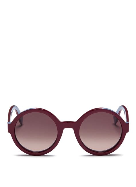 fendi red and blue sunglasses.